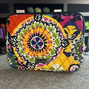 Vera Bradley Yellow Pink Green Blue Quilted Tablet Sleeve